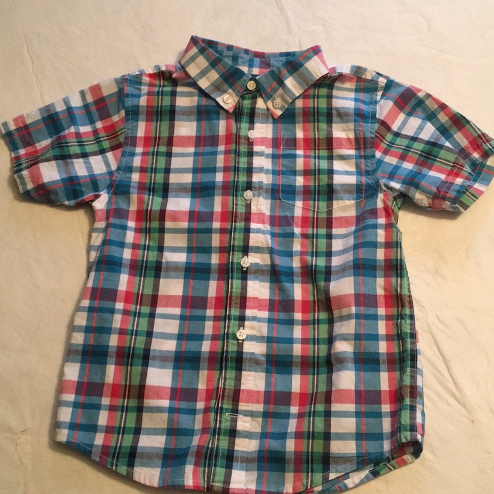 Boys Gymboree short sleeve button down shirt